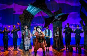 Sadie Koopman (as a police officer), Hasani Allen (as a police officer), Sam Pottinger (as a pirate), Brandon Walters (as Frederic), Trevor Martin (as The Pirate King), Wesley Hodges (as Samuel), Erin Frances (as a pirate), Liam Gerard (as the Sergeant), Emilie Gubler @ BroadwayWorld Sadie Koopman (as a police officer), Hasani Allen (as a police officer), Sam Pottinge Photo