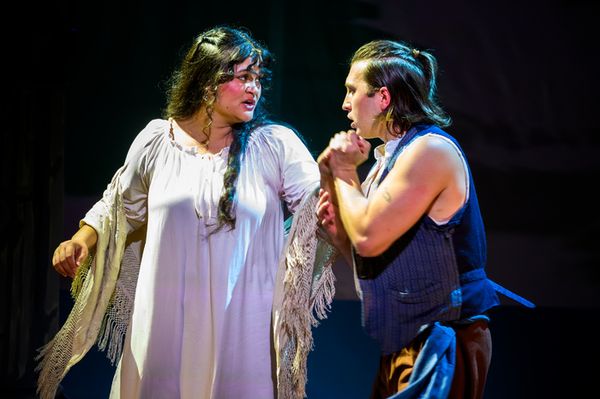 Kamaluonālani Matthias (as Mabel), Brandon Walters Photo