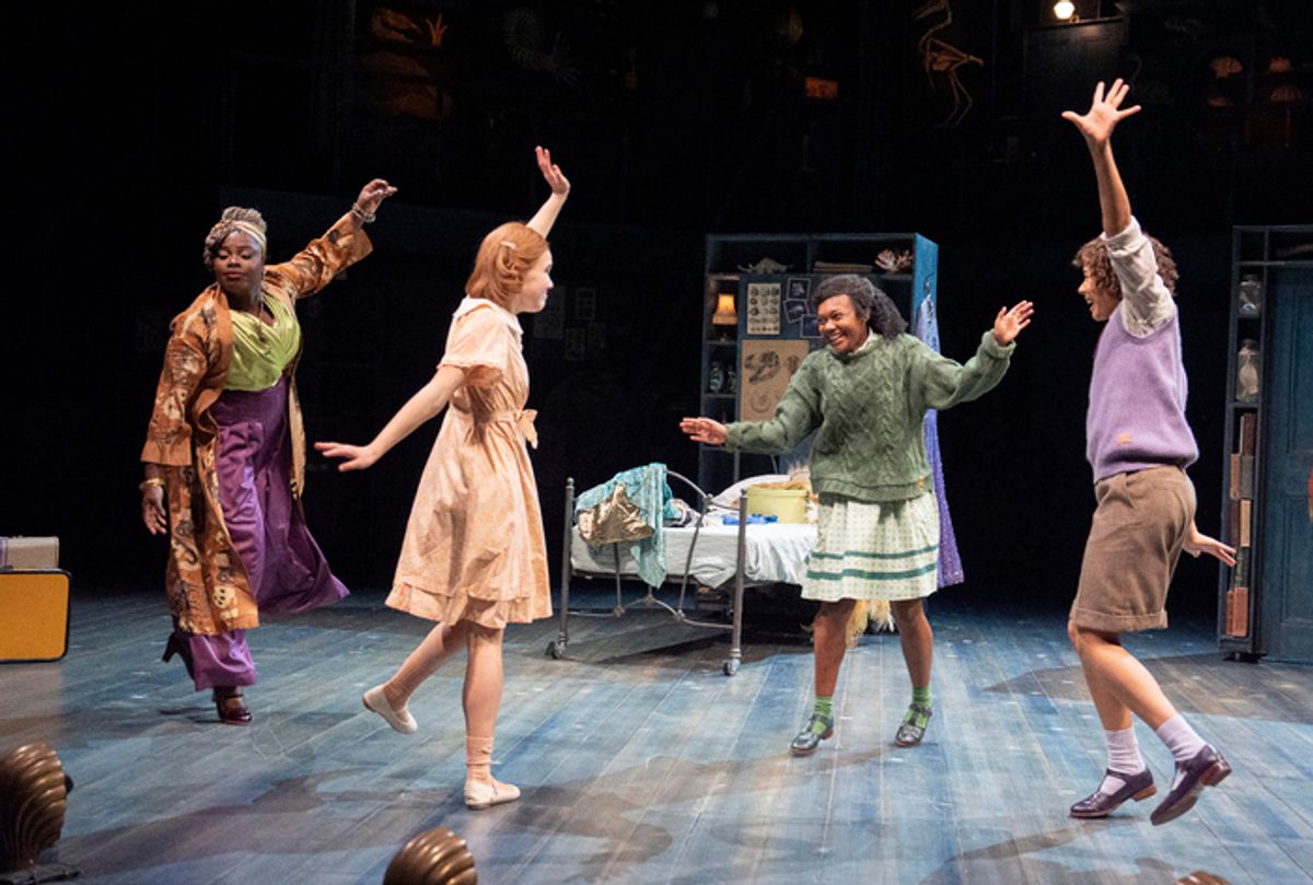 Nadine Higgin, Scarlett Monahan, Nina Cassells and Sienna Arif-Knights at 