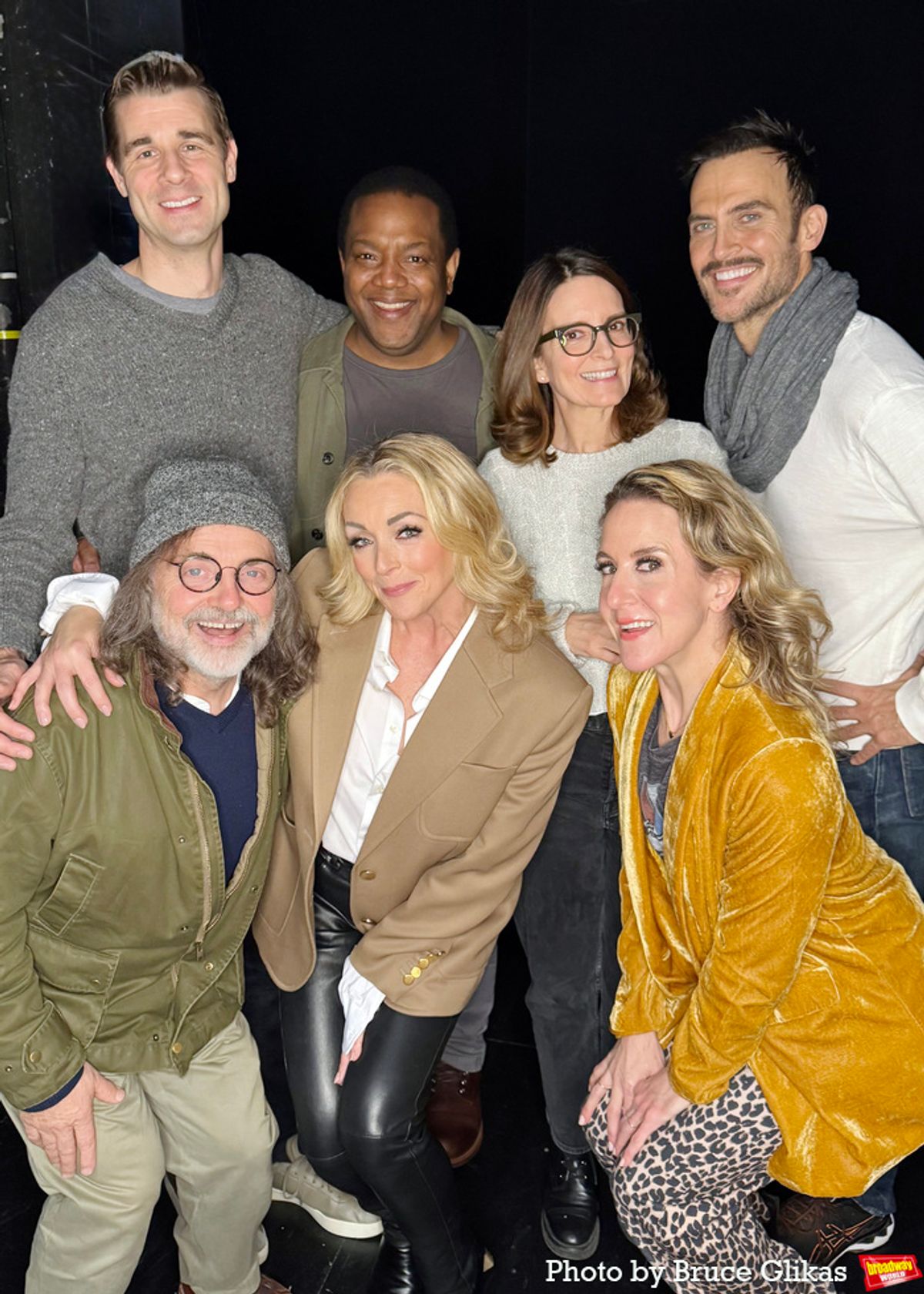 Martin Landry, Jeff Richmond, Jane Krakowski, John-Andrew Morrison, Tina Fey, Jenn Harris and Cheyenne Jackson at 