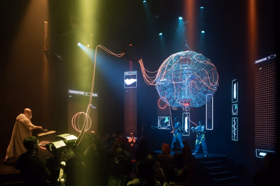 Review: THE HITCHHIKER'S GUIDE TO THE GALAXY, Riverside Studios  Image