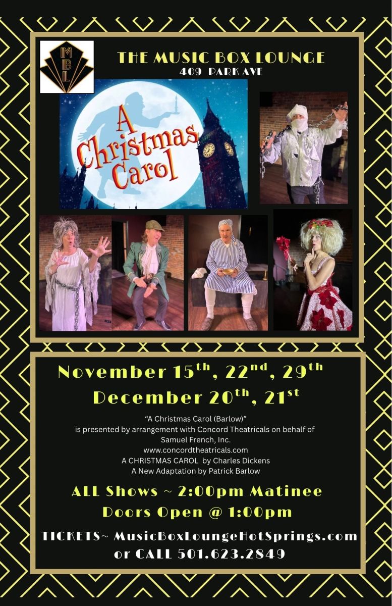 Review: A CHRISTMAS CAROL at Music Box Lounge in Hot Springs  Image