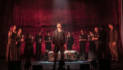 The company and Ramin Karimloo Photo