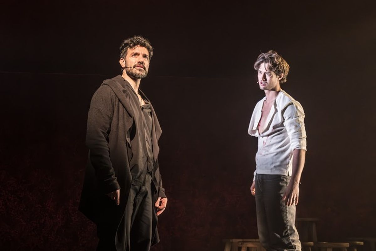 Ramin Karimloo and Jordan Luke Gage at 