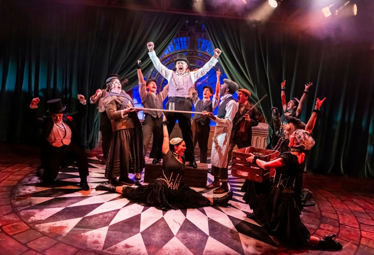 Mark Moraghan and the cast at 