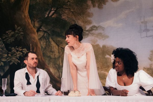 Michael Marcus, Hedydd Dylan and Tiwa Lade  Photo