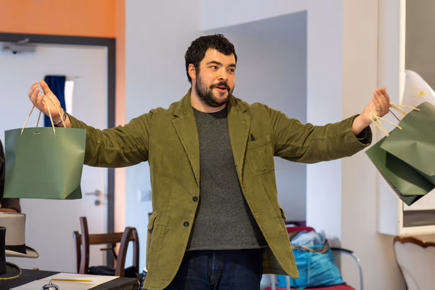 Photos: Patricia Hodge and Robert Bathurst in Rehearsals for THE RIVALS at Orange Tree  Image