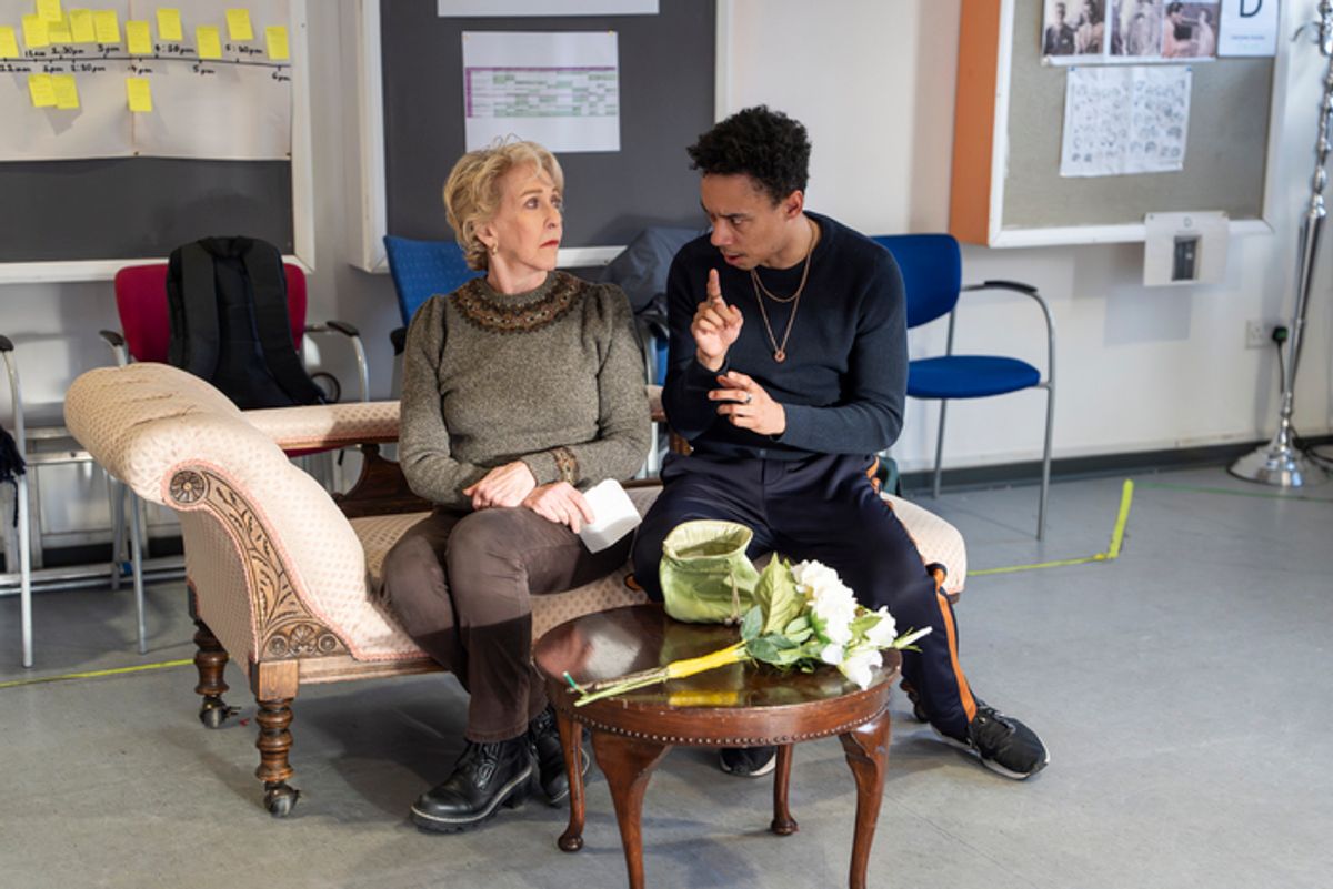 Patricia Hodge, Kit Young at 