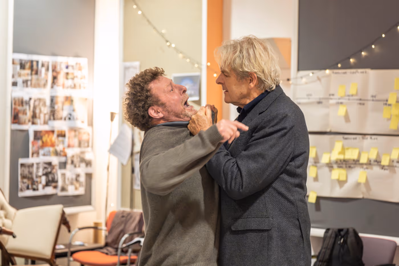 Photos: Patricia Hodge and Robert Bathurst in Rehearsals for THE RIVALS at Orange Tree Photos: Patricia Hodge and Robert Bathurst in Rehearsals for THE RIVALS at Orange Tree Image