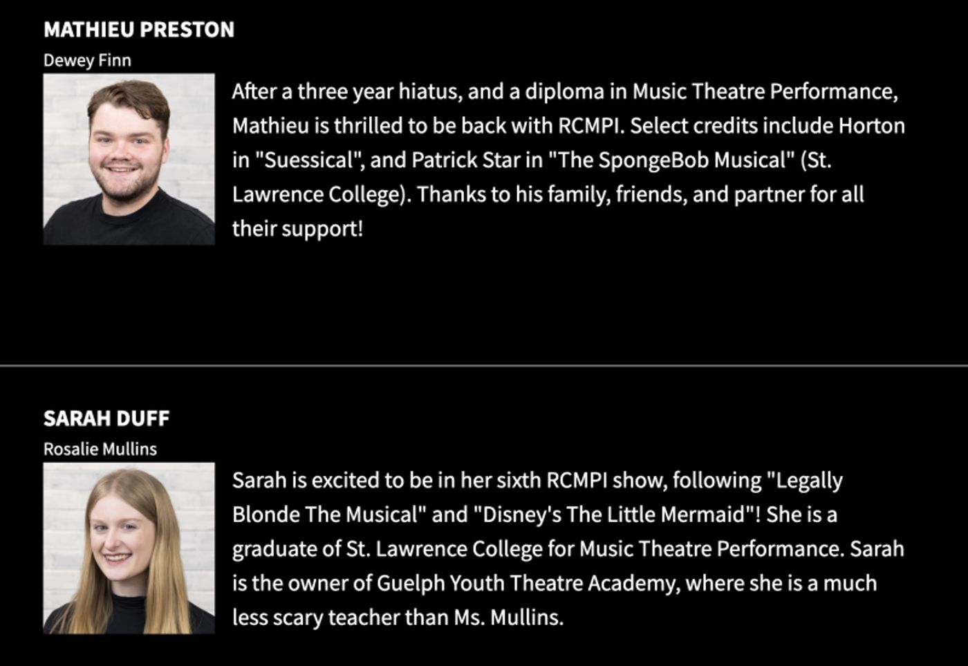 Stage Mag Spotlight: River Run Centre's SCHOOL OF ROCK  Image