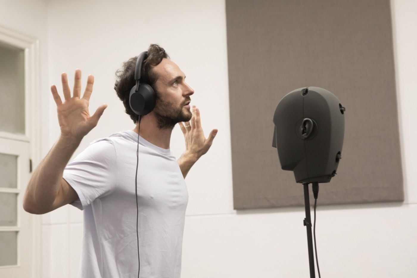 Interview: 'Our Intention Is To Scare You A Lot': Actor George Blagden on A GHOST IN YOUR EAR at Hampstead Theatre  Image