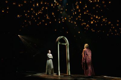 Julia Knitel and Michael Cerveris Photo