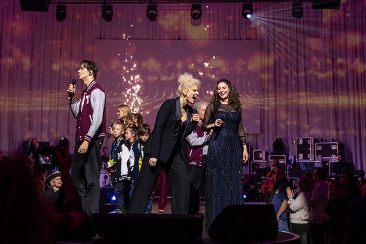  Sabrina Weckerlin, Pia Douwes, Bob van de Weijdeven, Saskia Lepin, Eric Minsk, Linus, Adriana & Marlon at 