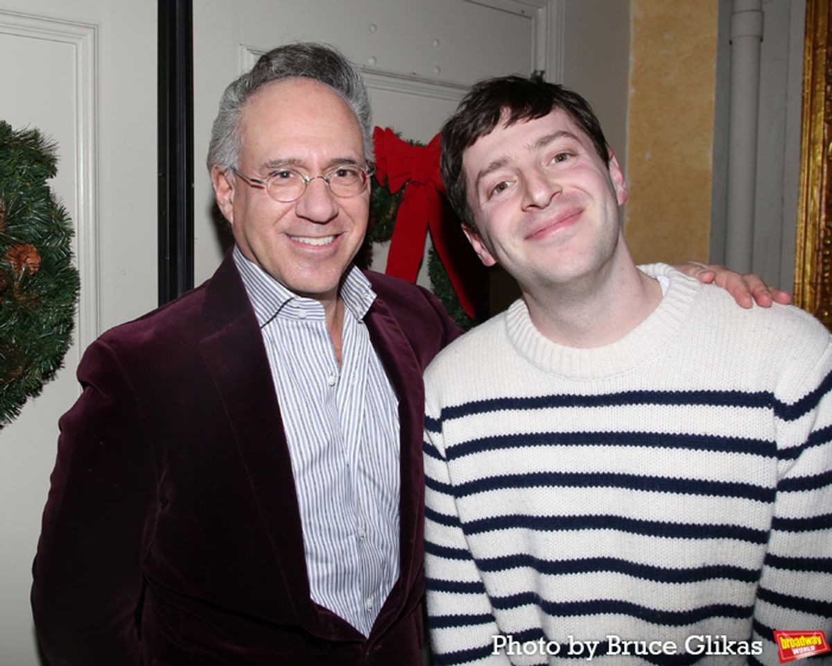 Cinema Society Producer Andrew Saffir and Alex Edelman  at 