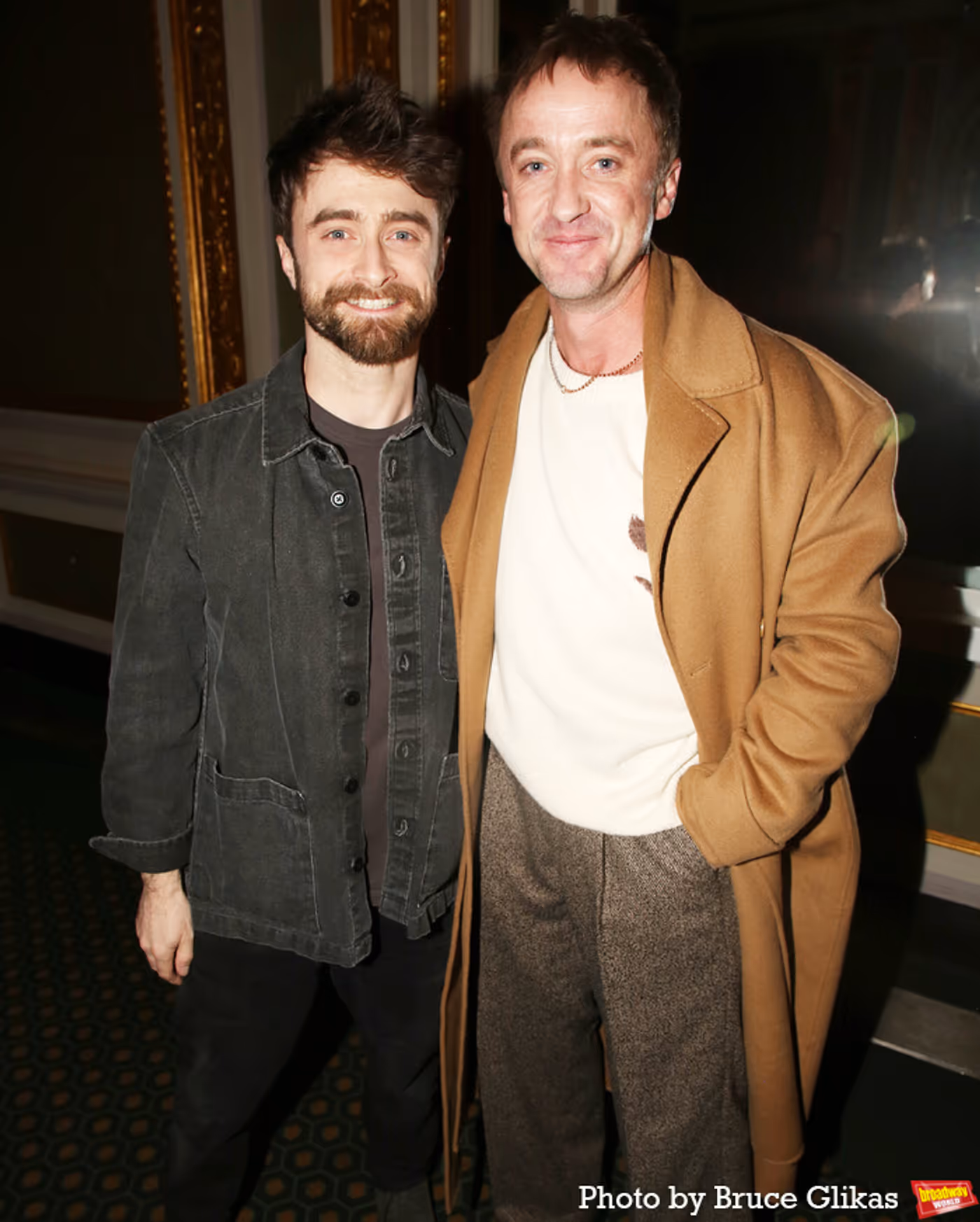Photos: Daniel Radcliffe & Tom Felton Have a Harry Potter Reunion at MERRILY WE ROLL ALONG Premiere  Image