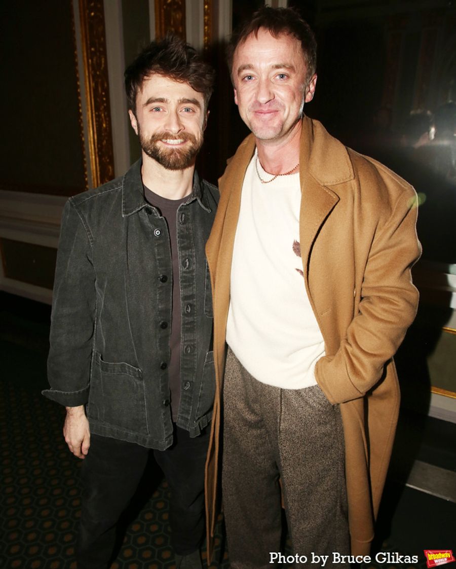 Photos: Daniel Radcliffe & Tom Felton Have a Harry Potter Reunion at MERRILY WE ROLL ALONG Premiere  Image