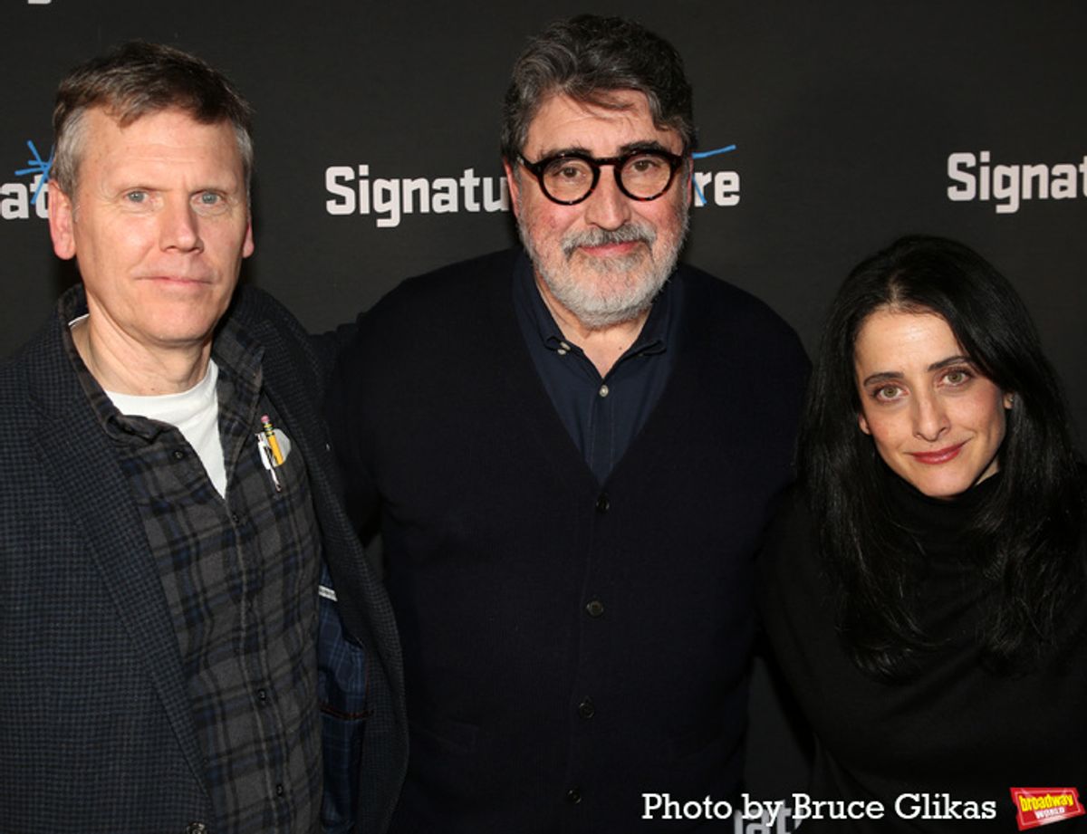 Playwright Will Eno, Alfred Molina and Director Lila Neugebauer at 