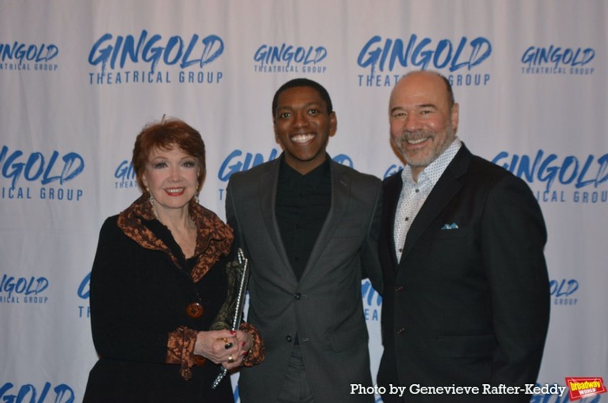 Donna McKechnie, Isaiah Josiah and Danny Burstein at 