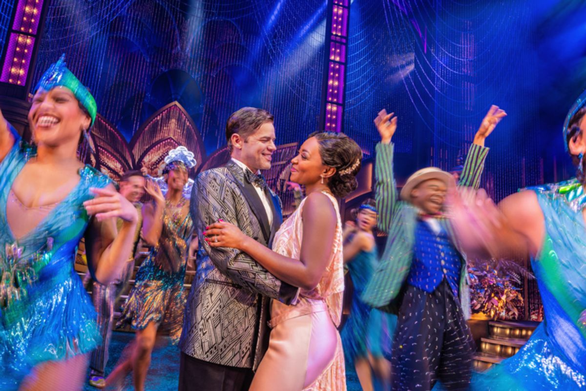 Jeremy Jordan and Aisha Jackson at 
