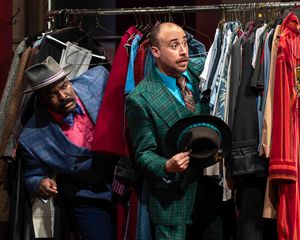 Kyle Taylor Parker and Calvin McCullough @ BroadwayWorld Kyle Taylor Parker and Calvin McCullough Photo