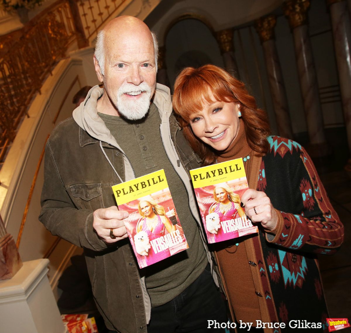 Rex Linn and Reba McEntire  at 
