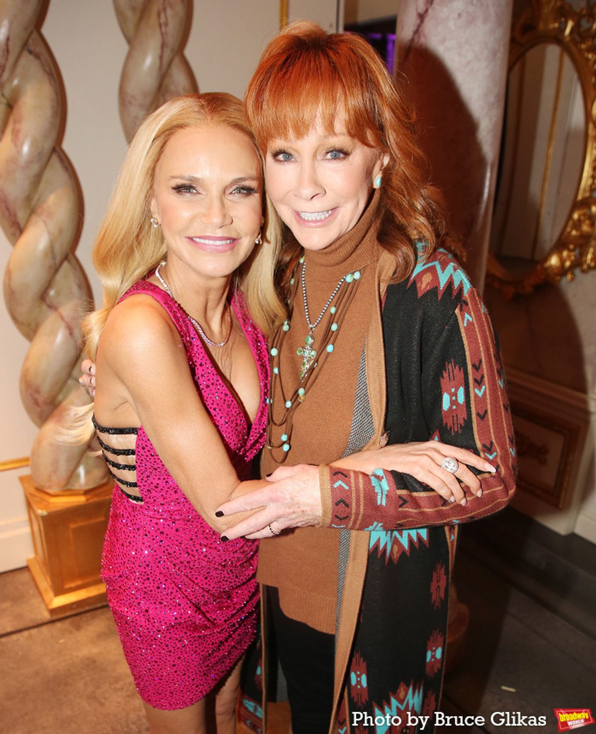 Kristin Chenoweth and Reba McEntire  at 