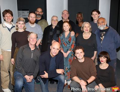 Robert DeNiro with the cast of Oedipus Photo