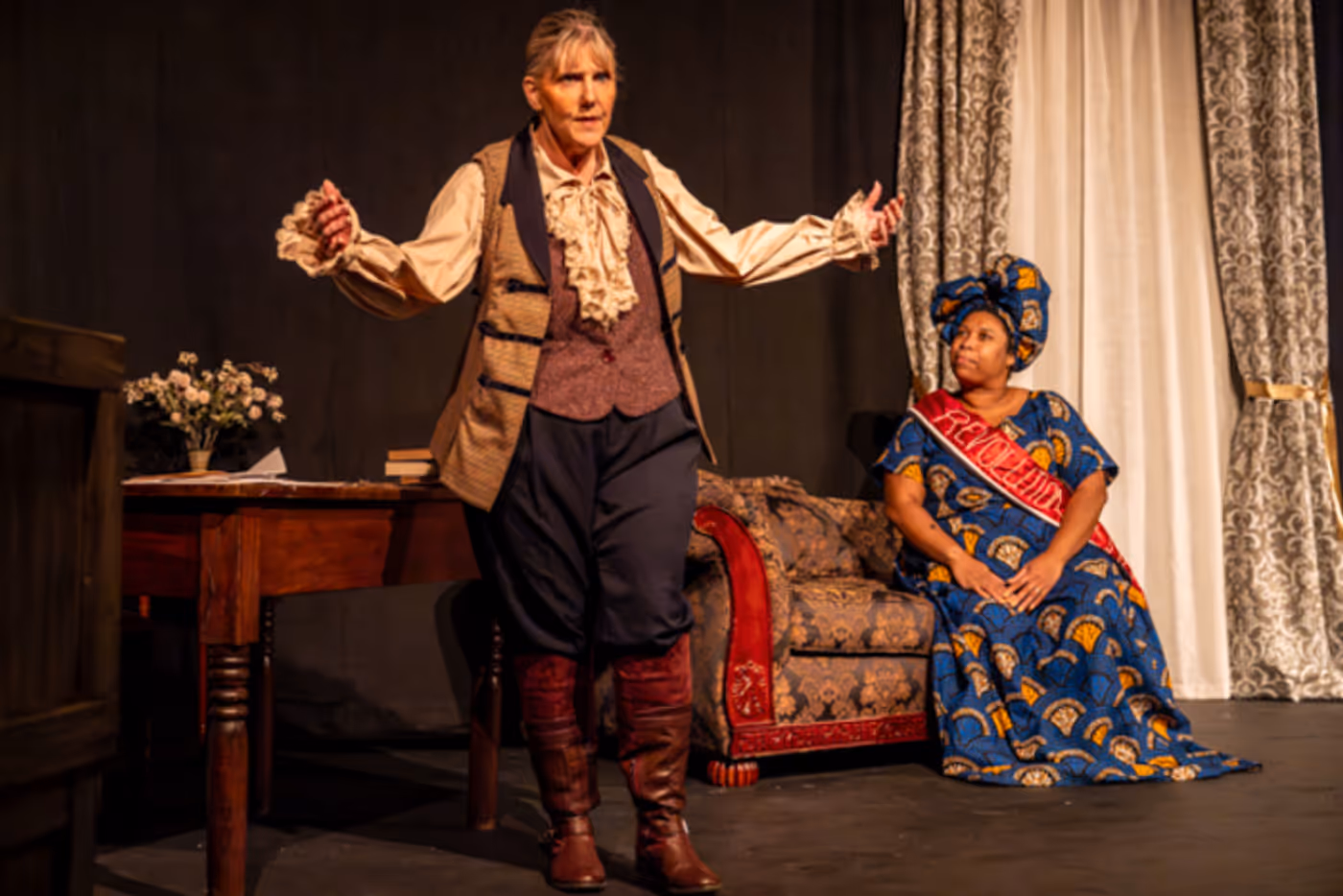 Photos: First look at Curtain Players’ THE REVOLUTIONISTS  Image