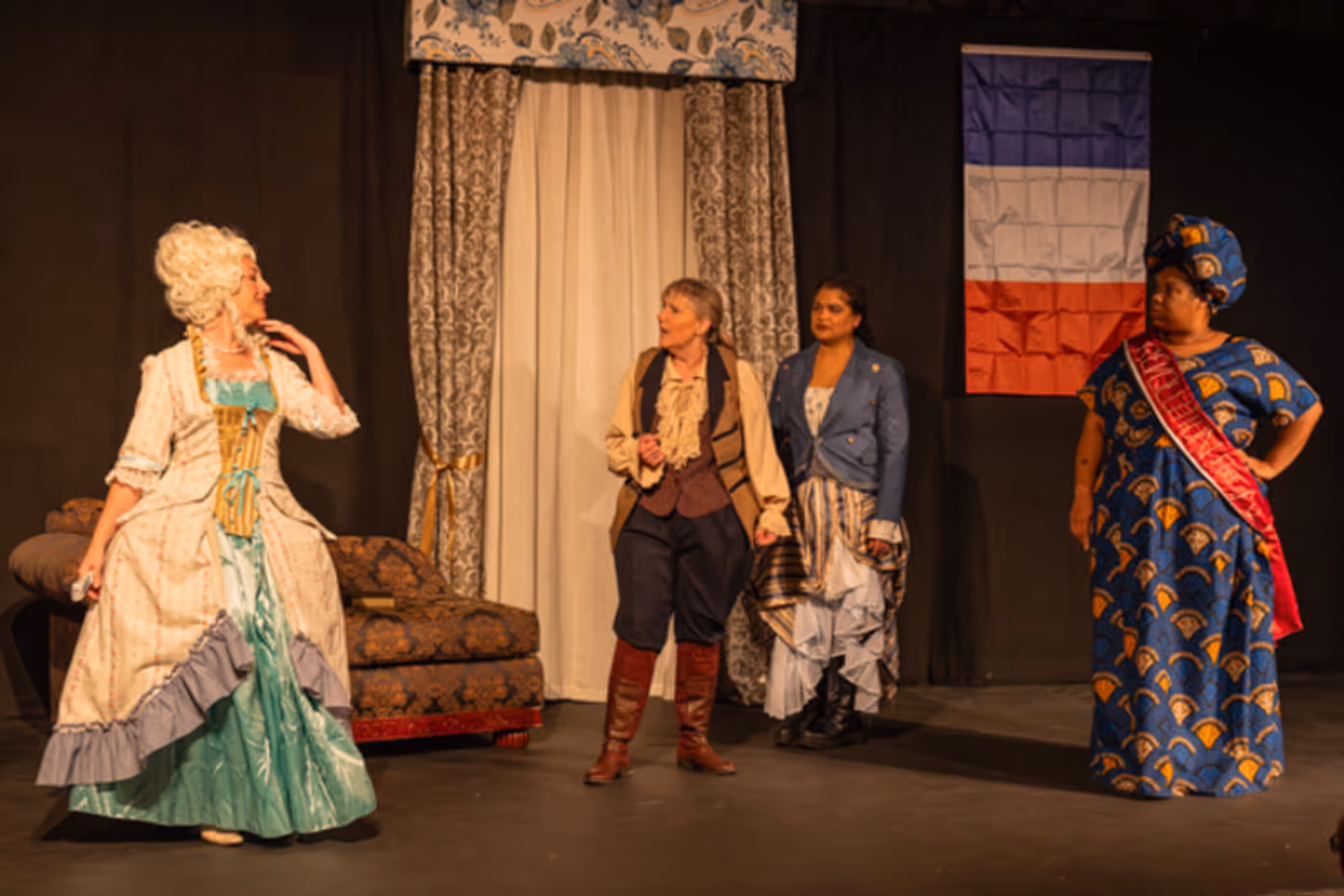 Photos: First look at Curtain Players’ THE REVOLUTIONISTS  Image