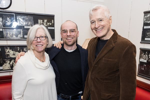 Pamela Moller Kareman, director Michael Herwitz and John Patrick Shanley Photo