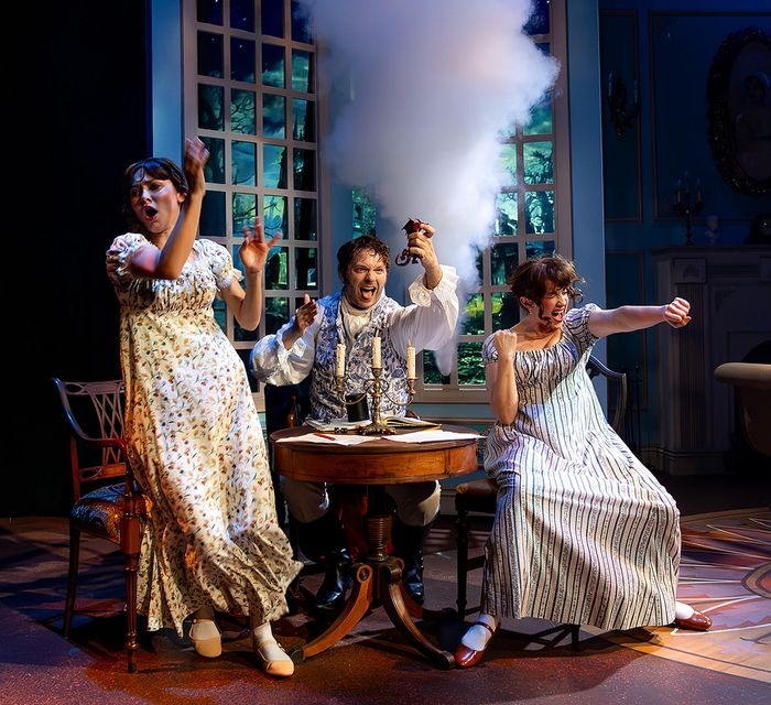 Photos: THE COMPLETE WORKS OF JANE AUSTEN, ABRIDGED at The New Vic Theatre  Image