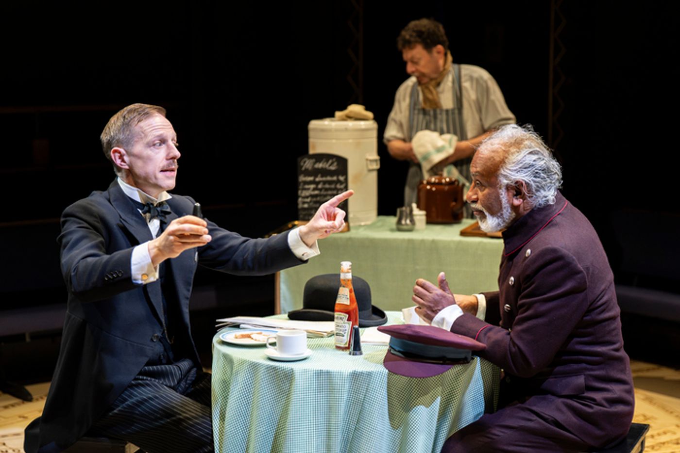 Photos: Patricia Hodge and Robert Bathurst in THE RIVALS  Image