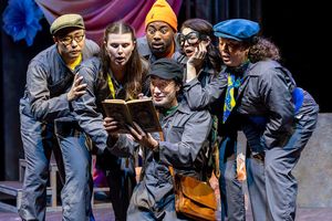 Sam Im, Mallory Avnet, Anthony Richardson, Christian Frost, Madeleine Barker, and Tay Bass @ BroadwayWorld Sam Im, Mallory Avnet, Anthony Richardson, Christian Frost, Madeleine Barker, and Tay Photo