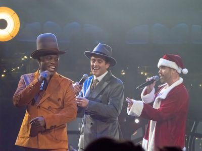 Ty Taylor, Joey McIntyre, and Brian Justin Crum Photo