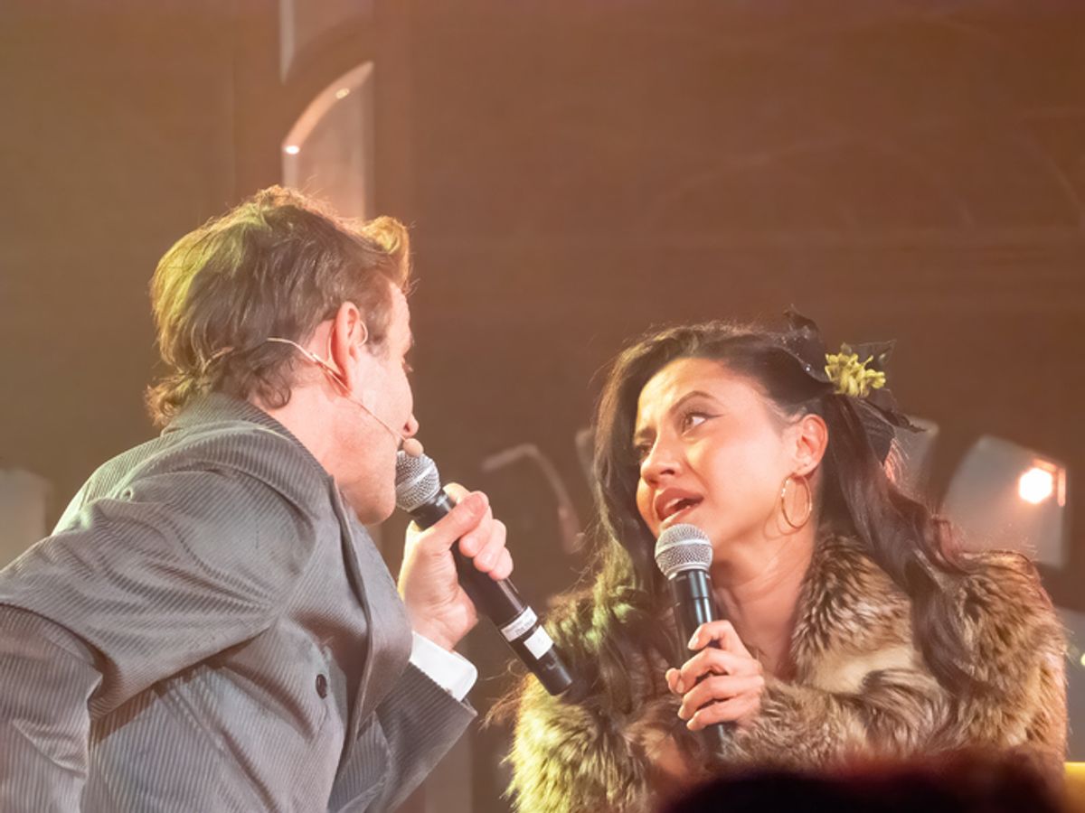 Joey McIntyre and Cheyenne Isabel Wells at 