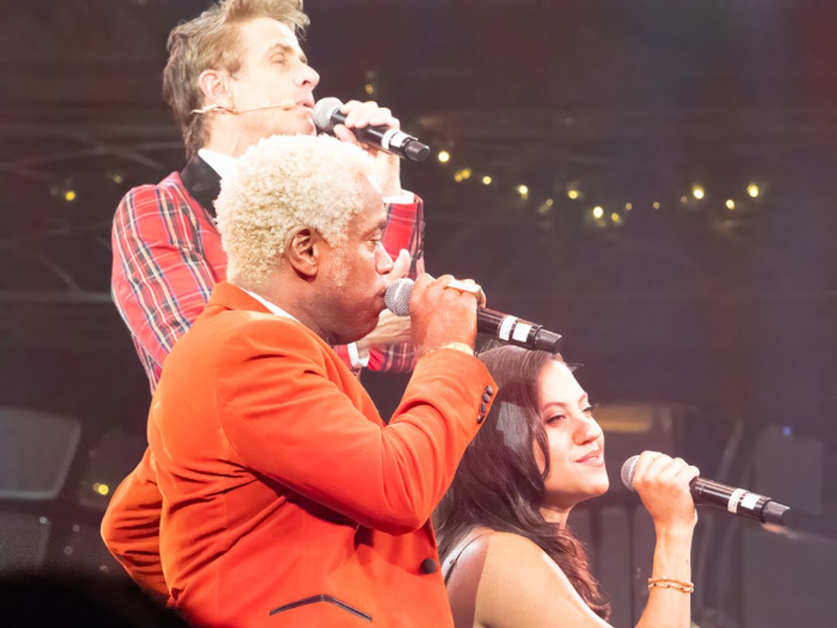 Ty Taylor, Joey McIntyre, and Cheyenne Isabel Wells at 