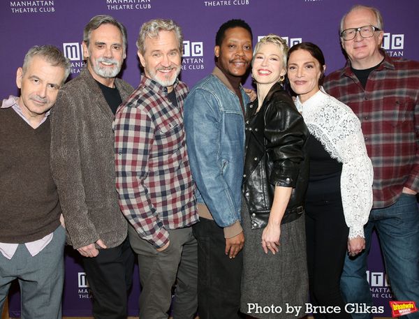 Director David Cromer, Randall Arney, Steve Key, Namir Smallwood, Carrie Coon, Jennif Photo