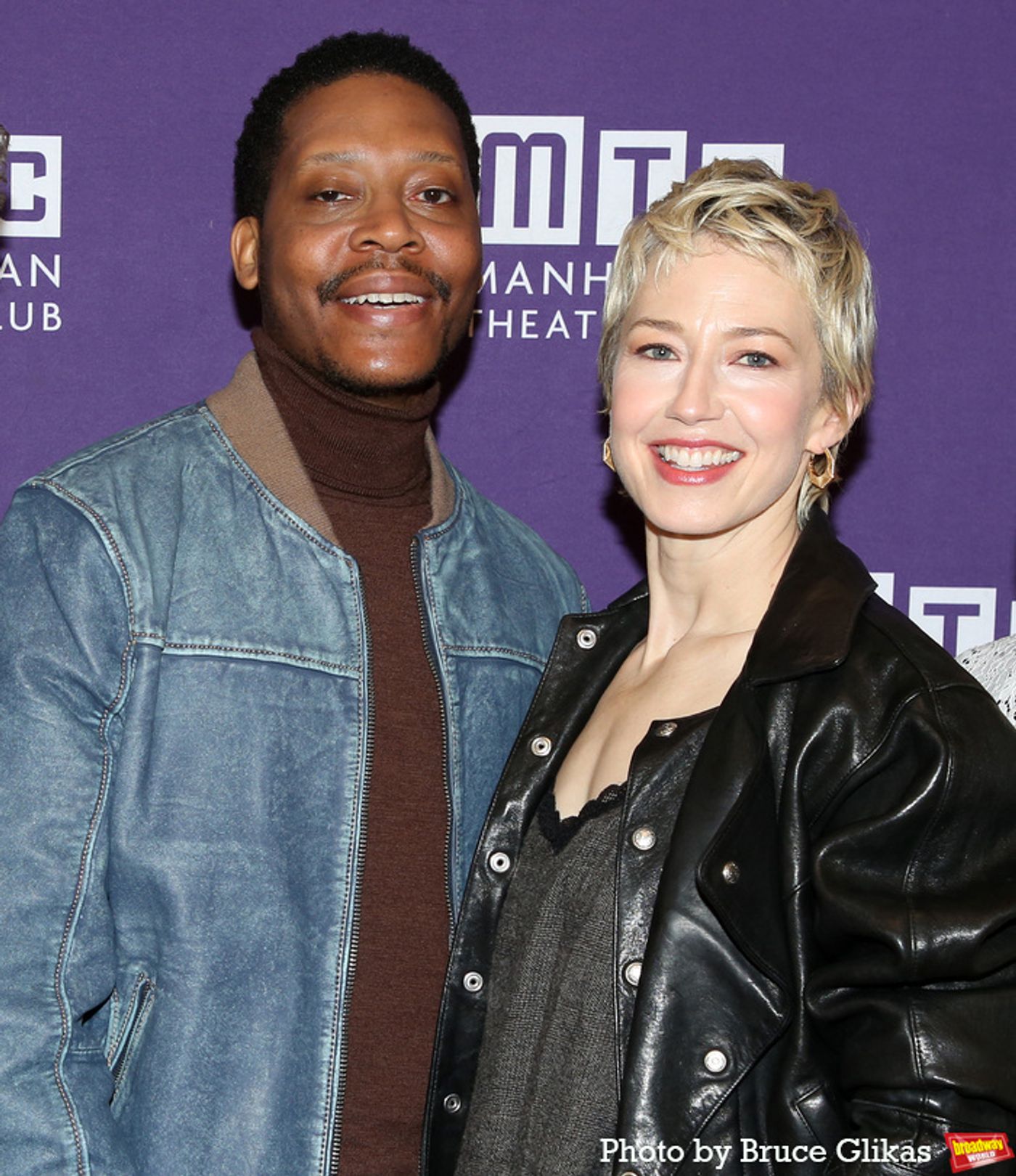 Photos: Carrie Coon and the Cast of BUG Meets the Press  Image
