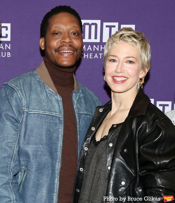 Namir Smallwood and Carrie Coon Photo