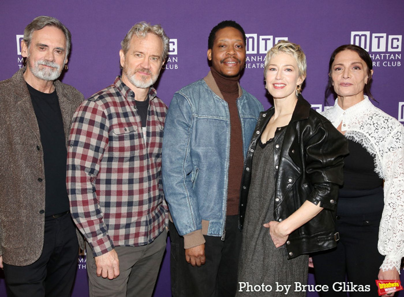 Photos: Carrie Coon and the Cast of BUG Meets the Press  Image