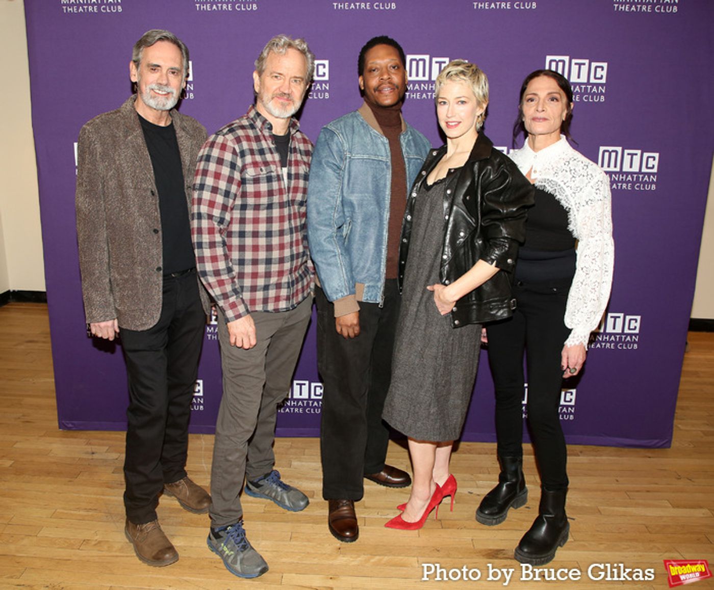 Photos: Carrie Coon and the Cast of BUG Meets the Press  Image