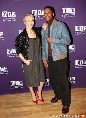 Carrie Coon and Namir Smallwood @ BroadwayWorld Carrie Coon and Namir Smallwood Photo