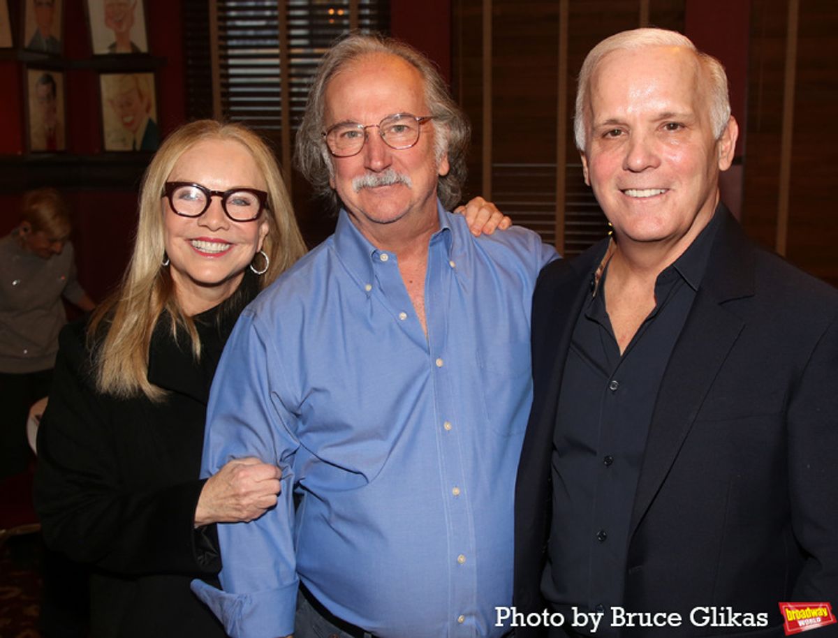 Susan Stroman, Mark Lin-Baker and Scott Ellis at 