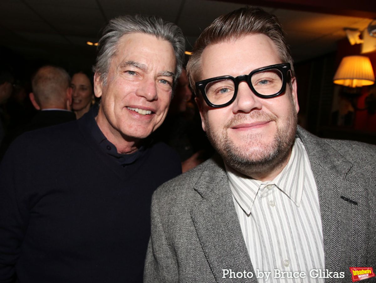 Peter Gallagher and James Corden at 