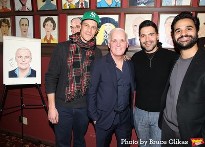 Scott Ellis and cast of ''Take Me Out'' Photo
