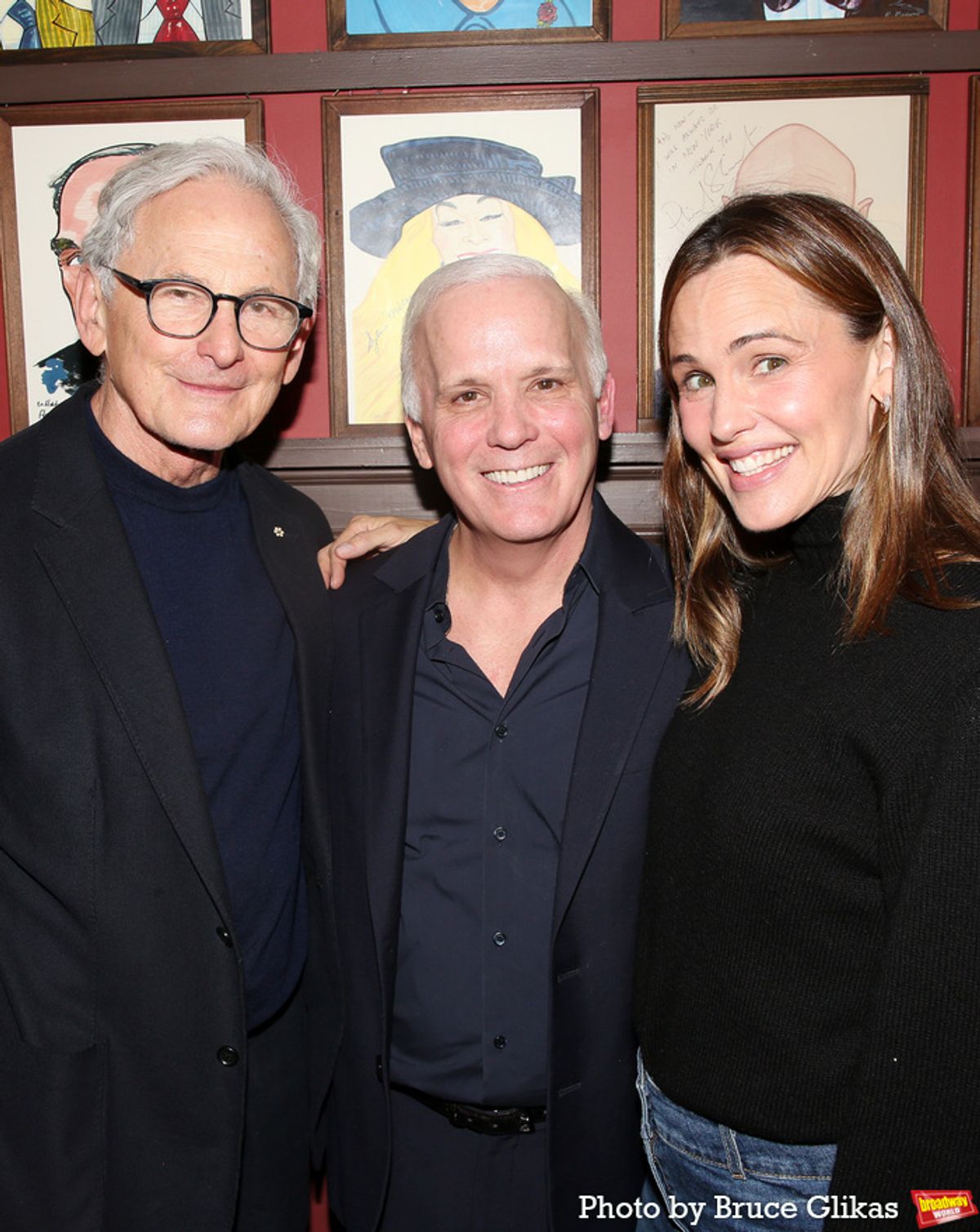 Victor Garber, Scott Ellis and Jennifer Garner  at 