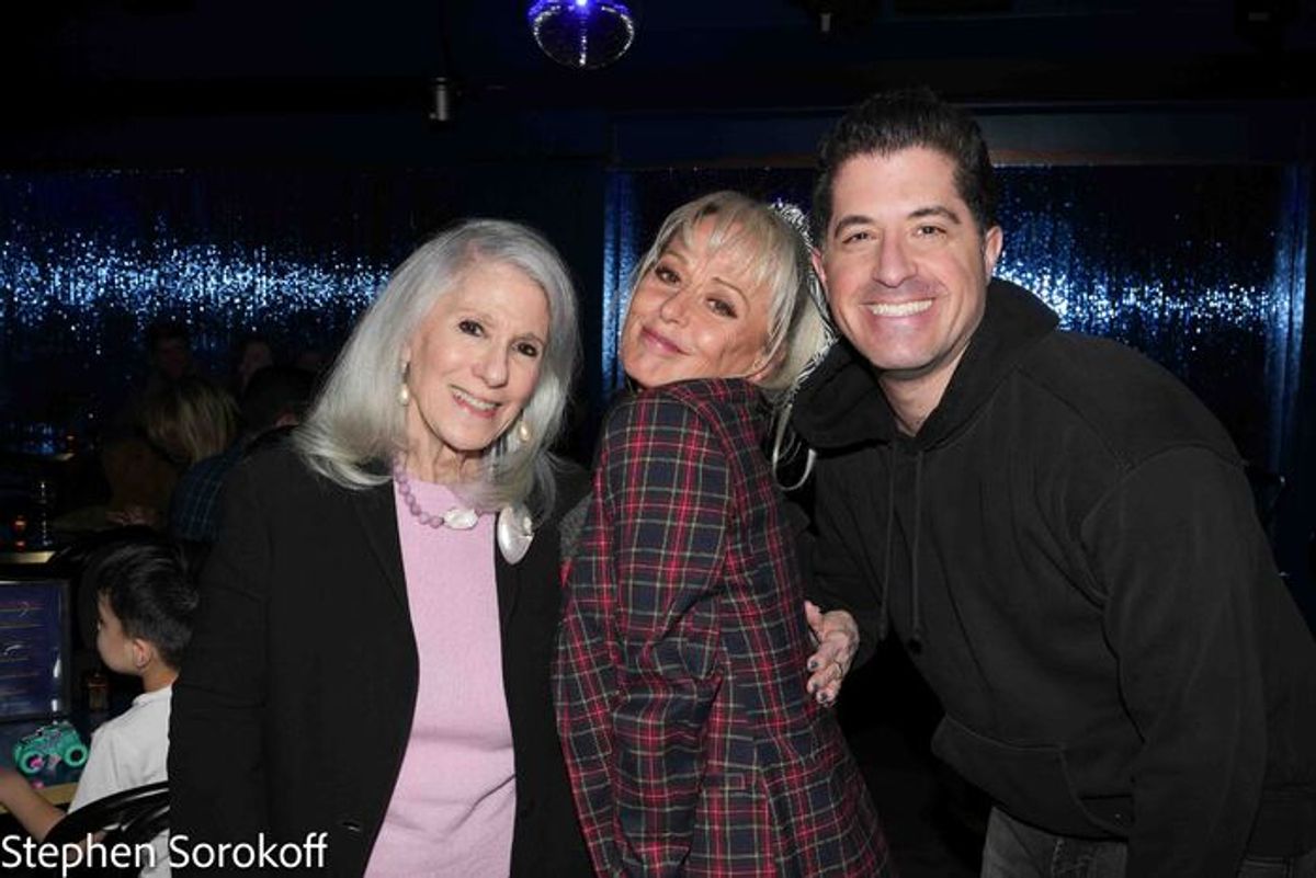 Jamie deRoy, Tracie Bennett, Anthony Nunziata at 