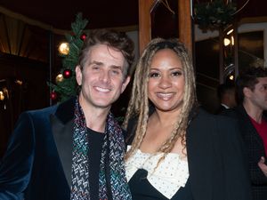 Joey McIntyre and Tracie Thoms @ BroadwayWorld Joey McIntyre and Tracie Thoms Photo