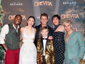 Joey McIntyre with Princeton Kirkland, Tina Hidai, Brayden Gleave, Jessica Bally, and Photo