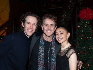 Anderson Davis, Joey McIntyre, and Sumie Maeda Photo